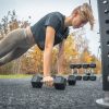 Hex dumbbells paar 8kg - Afbeelding 2