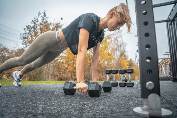 Hex dumbbells paar 8kg - Afbeelding 2